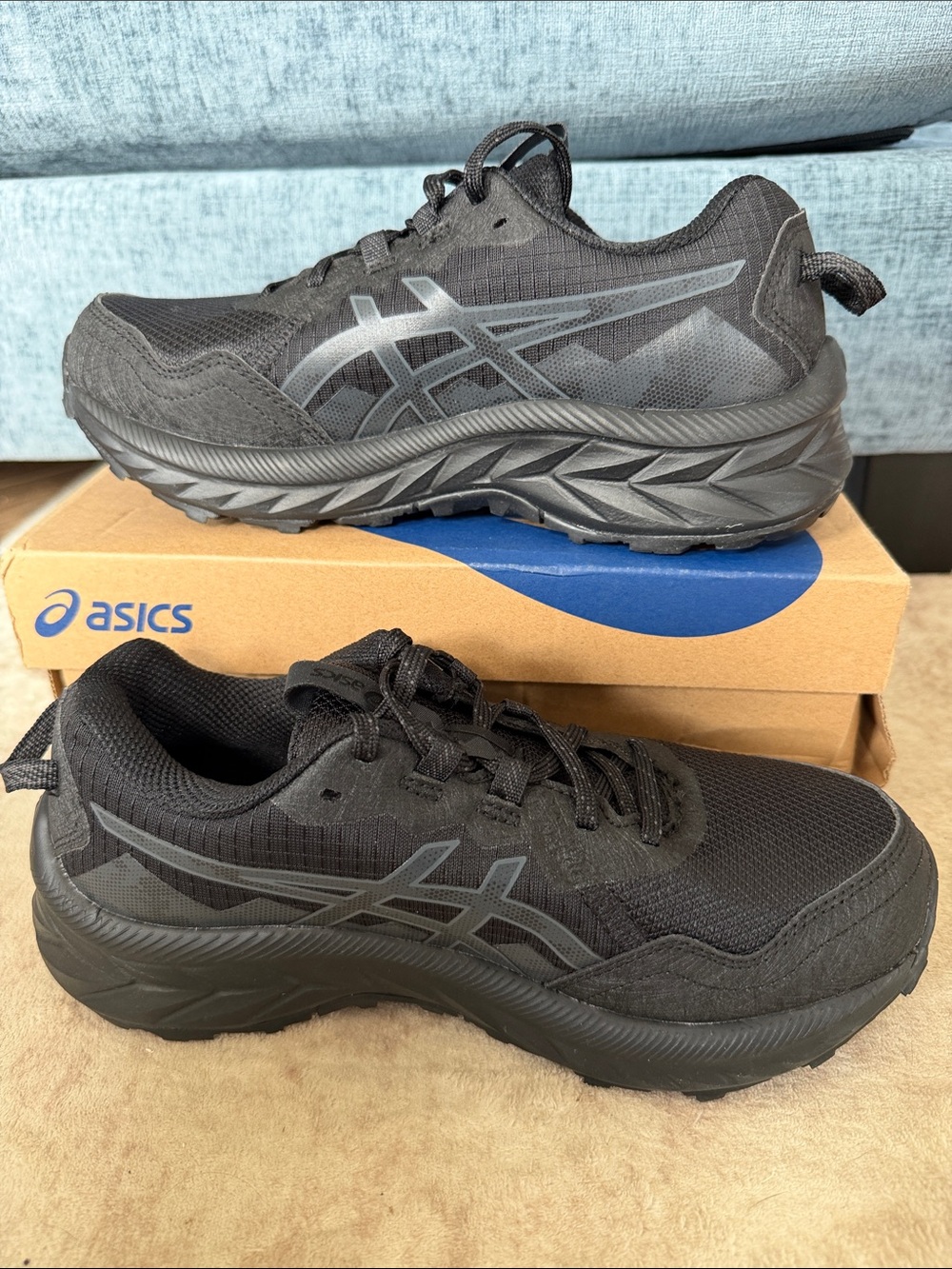 Asics Women's Gel-Venture 10 Black Running Shoes 6.5W - Picture 2 of 8